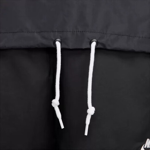 耐克（NIKE）男装外套夏季新款宽松梭织运动刺绣舒适半拉链卫衣夹克FN3893-480 FN3893-010黑色 L