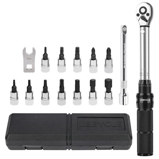 LeBycle Mountain Road Bike Torque Wrench Hex Head Torque Ratchet Special Repair Tool Set 2-24NM