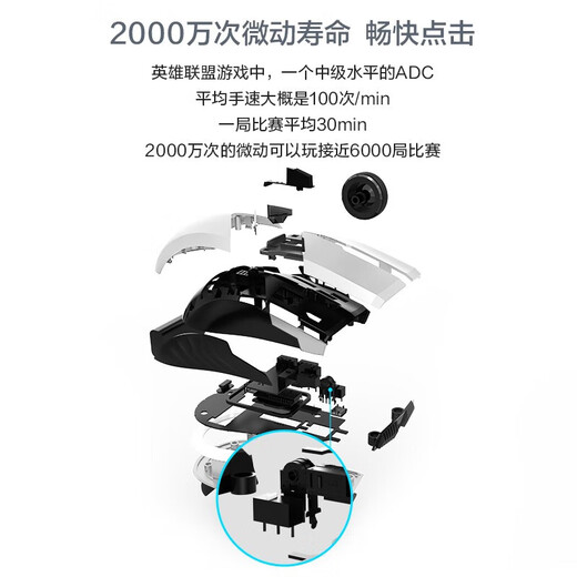 THUNDEROBOT达摩鲨ML702有线/2.4G双模游戏电竞鼠标 RGB炫酷灯光 低延迟 7档可调节支持8000DPI 黑神话悟空 【无线双模】ML702纯享版