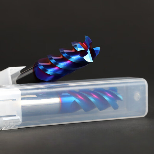 65-degree tungsten steel milling cutter 4-edge carbide flat knife end mill four-edge steel with flat bottom extended straight shank coating CNC tool machining center 65-degree flat knife 2*6*4D*50L