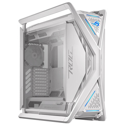 华硕（ASUS）ROG HYPERION 创世神机箱 铝合金X骨架/全塔机箱/支持EATX主板/双420水冷/GR701 GR701 创世神机箱 双C口 白色