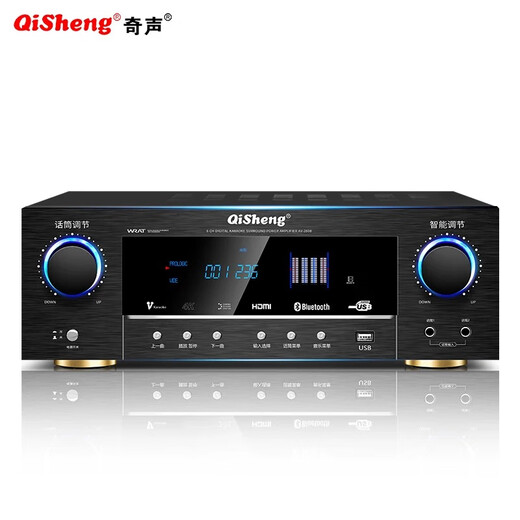 Qisheng family ktv audio set karaoke all-in-one karaoke all-in-one home theater karaoke conference room equipment full set of TV living room speakers professional singing combination professional version effector set + subwoofer