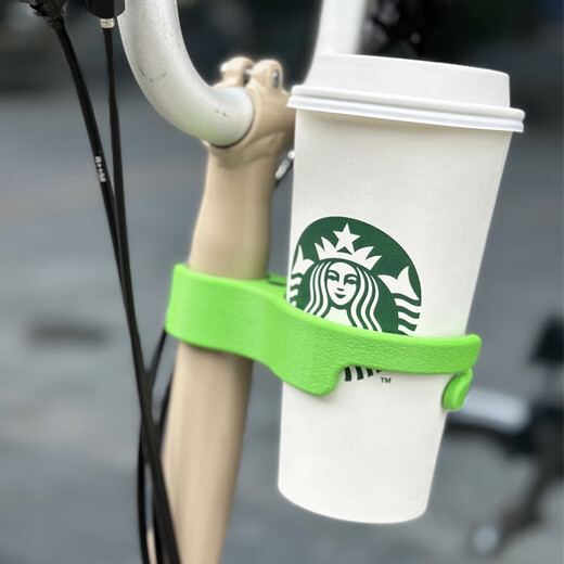 TKHE suitable for brompton small cloth folding bicycle accessories decorative milk tea coffee cup holder kettle cup holder apple green