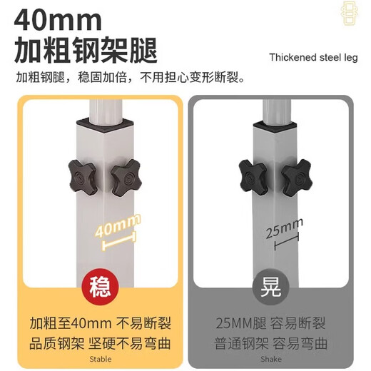 Fengxing Tianxia Bedside Computer Desk Bedroom Home Pulley Movable Table Lift Bed Study Writing Desk Lazy Desk Single Strip Black 80*40cm