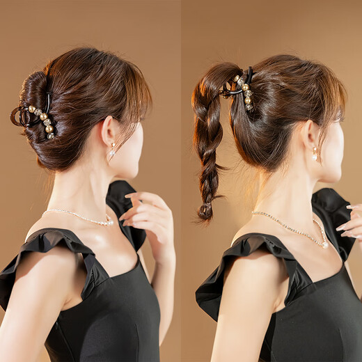 Chimera (CHIMERA) full-tied bun hair clip for small hair, light luxury half-tied high ponytail clip hair accessory hairpin girl birthday gift