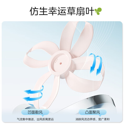 Midea National Subsidy Floor Fan Light-noise Clover Sleeping Electric Fan Home Intelligent Frequency Converter Level 1 Energy Efficiency Fan Bedroom Light-noise Desktop Vertical Dual-purpose Electric Fan Home National Subsidy Clover Sleeping MAX丨Upgraded and Heightened Sound-controlled Large Grille
