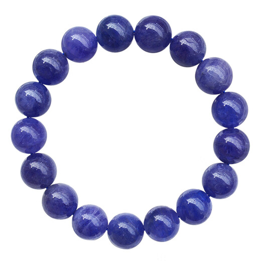 OEMG Xingxiujia Tanzania Tanzanite Bracelet Women's Natural Crystal Tanzanite Bracelet Men's Zoisite Gift Jewelry MAX22#10.9--11.3mm Tanzanite