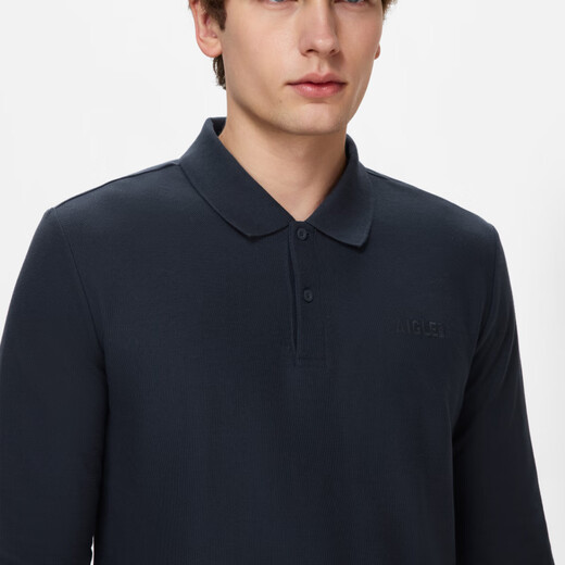 Aigle [neues Frühlings- und Sommerprodukt] Aigao 2025 Frühlings- und Sommer Neues Produkt DFT Schnell trockener Coolmax Cool Polo -Hemd Männer imperial dunkelblau BN683 M (175/92A)