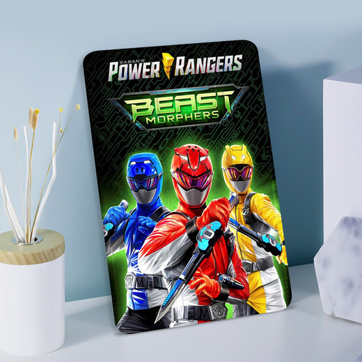 存姿超凡战队适用苹果10代10.9Air5 power Rangers恐龙战队保护套mi N12342超凡战队书本款单保护套 iPad第10代(10.9英寸)
