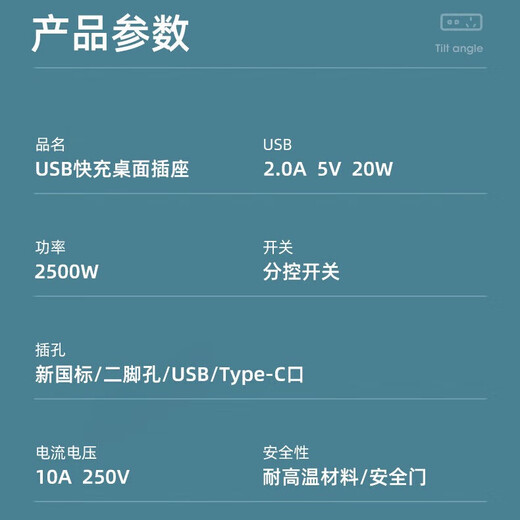 Домохозяйство 20 Вт быстро заряжая плата плагина с помощью платы USB-гнезда с помощью проволочной подключаемой плагины и строкой