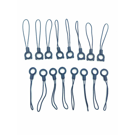 Mobile phone case anti-fall lanyard mobile phone halter neck rope anti-loss artifact mobile phone pendant finger ring hanger lanyard black finger ring buckle - 3 packages