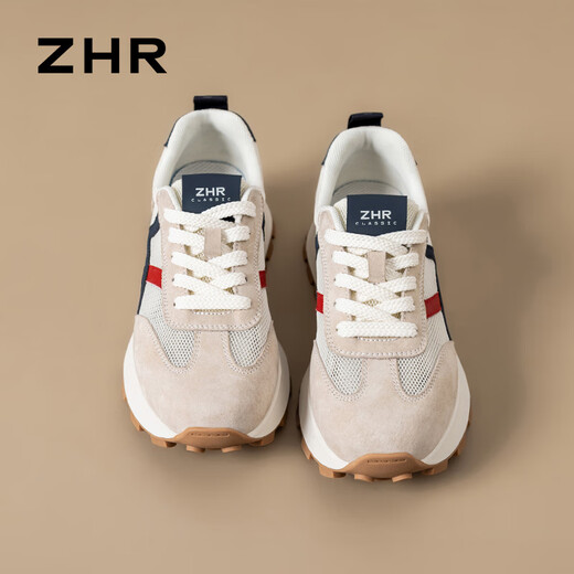 
ZHR casual shoes for women in autumn retro sports thick sole shoes for women to increase height and make them look slimming shoes for women G686E Milan 38