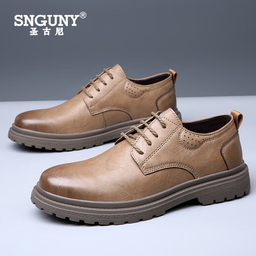 Snguny High-End Light Luxury Brand Casual Lederschuhe Herren 2042 Herbst Neue Freizeitschuhe Herren Trendy Business Formal Schuhe Herrenschuhe Schwarz 9913 38