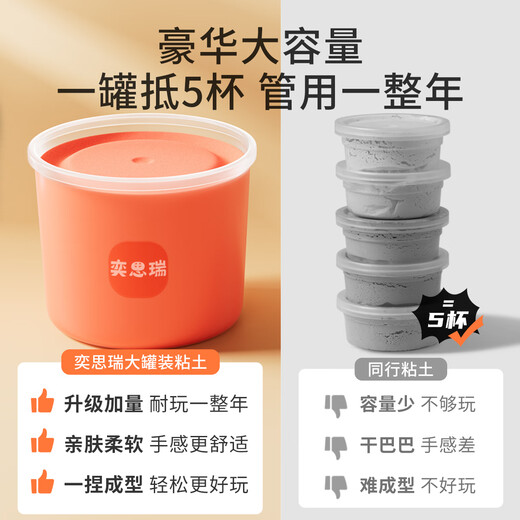 
Yisirui 24 color ultra light clay children's non-toxic large packaging 36 color clay plasticine handmade DIY toy clay box