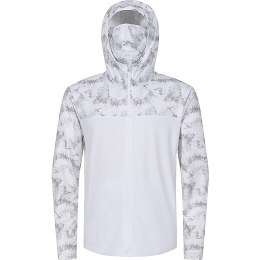 Amadeus Degora fishing suit men's ice silk quick-drying hidden face towel sun protection suit 2025 summer new fishing suit moonlight silver 3XL