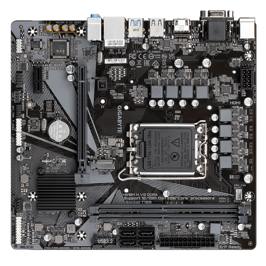 技嘉（GIGABYTE）/华硕/微星 H610M主板支持12400F/12100F/12490F办公电竞游戏主板 技嘉H610M H V2 D4