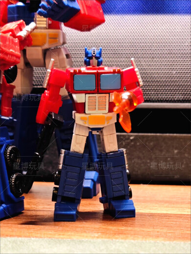 硕霸【京品】银河Galaxy_toys mini01王擎天柱口袋金刚袖珍级合金变形 右 小比例