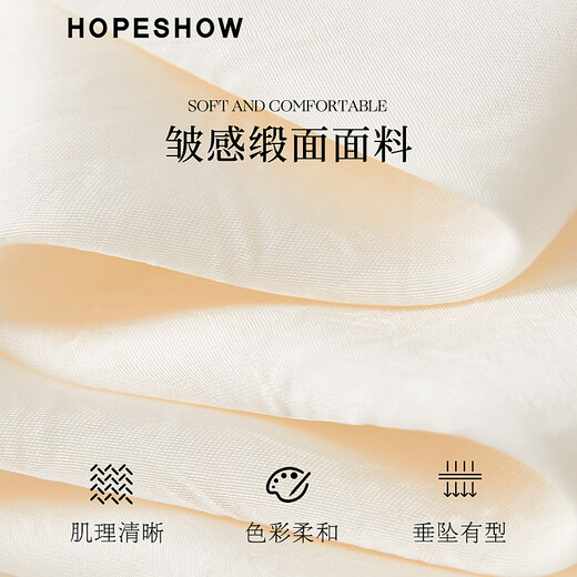 Red sleeves sweet and gentle chiffon shirt spring 2025 new women's puff sleeves bow ribbon V-neck commuting top off-white 004 S