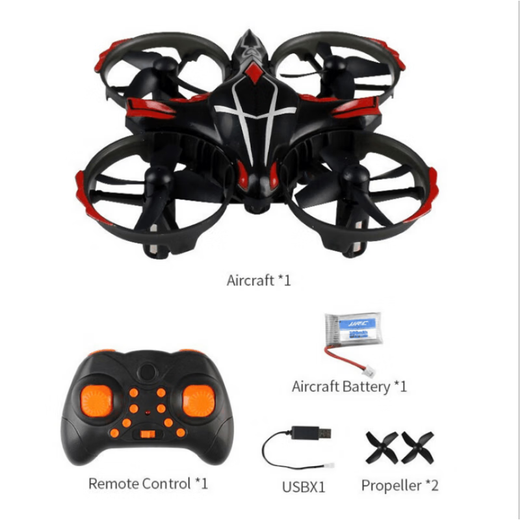 JJRC-H36 Mini Remote Control Quadcopter Crossing Aircraft Drone Helicopter H56 Toy Fixed Toy H36 Bleu (avec pression à hauteur d'air) Sac de stockage de livraison standard officiel [Envoyer une batterie de télécommande]