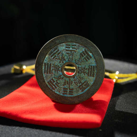Wen Yijia Customized [Jade Palace Direktes Haar] Taoist Old Money Taoist Selfben genutztes Gebirgsgeister Geldanhänger eins und ein 1083 Taoist Selbstergebraucht 1083