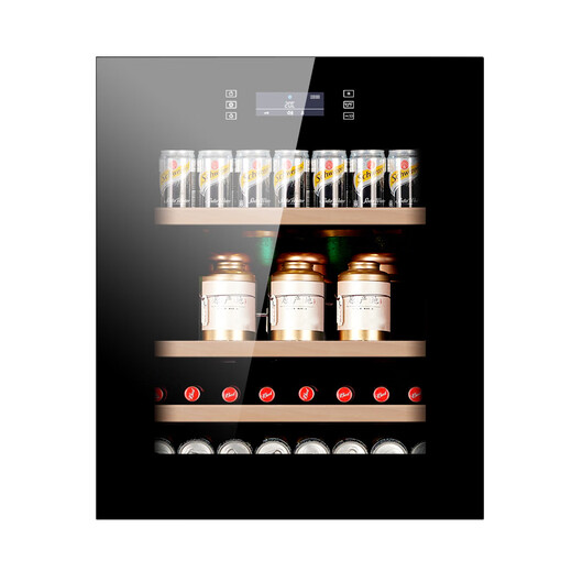 Faseeny home fully embedded wine cabinet constant temperature wine cabinet built-in wine storage fresh cabinet seamless built-in wine cabinet wine storage cabinet refrigerated cabinet 696 high multi-purpose ice bar wine cabinet integrated cabinet 36 bottles