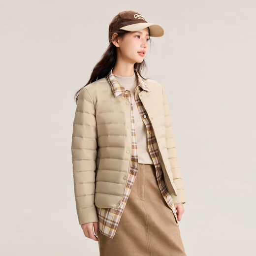 Flying in the Snow 2025 Autumn New Korean Style Slim-fitting Undershirt Versatile Short Down Jacket Basic Casual Jacket