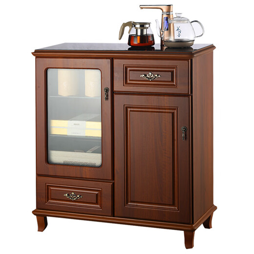 Zifei (Zifei) Massive Holz Tee Barmaschine Haushaltswasserspender Vollautomatisch Chinesisch 2024 Neues Wohnzimmerschrank integriert 6626 Farben mit warmem