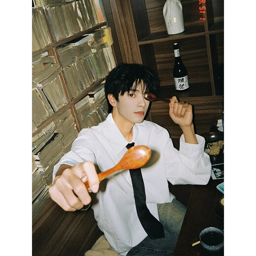 Digada cleanfit college style long-sleeved shirt men's spring and autumn new style interior with high-end dk shirt base jacket CSP-C976 white (excluding tie) L