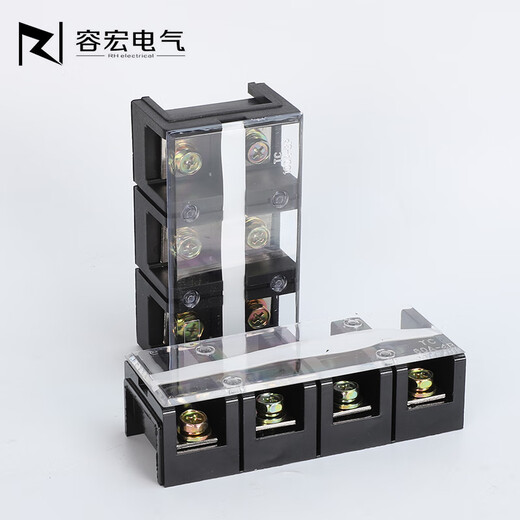 TC60/100/150/200/300/400A high current terminal block 2/3/4/5P copper terminals TC1503/150A3 positions