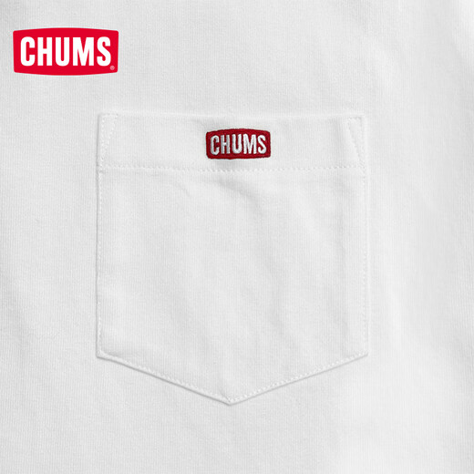 Chums Qiaqia Bird Outdoor Sports hommes et femmes classiques Classic Heavy Coton Heavy T-shirt Breft à manches courtes CH01-2601 Black CH01-2601-K001 M
