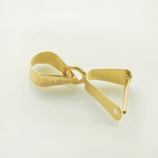 18K gold glossy melon seed buckle, plum blossom buckle, striped buckle, Ruyi Xiangyun buckle, thin jade gold buckle, plum blossom buckle, large size, pure 18K gold (10 for fake ones)