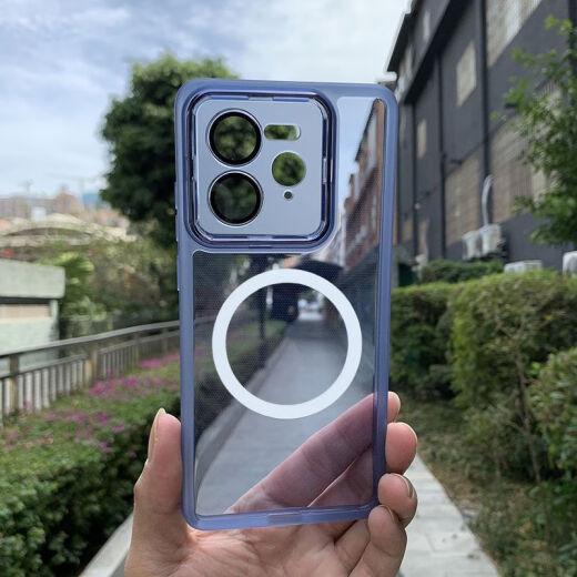 El caparazón de vaca es adecuado para la caja de teléfono móvil de teléfono móvil Real ME GT7PRO Absorbing magnético nuevo RMX5010 viene con la película de la lente Cobertura completa Protección contra la caída. Aplicable a: Real Me GT7Pro Eyes encantadores con película de lente [Black + Black Magnetic Absorbing]