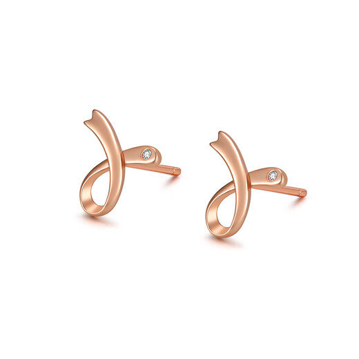 Laomiao S925 Silver Earrings with Bow Knot 02 Gift Bow Earrings/About 0.50g