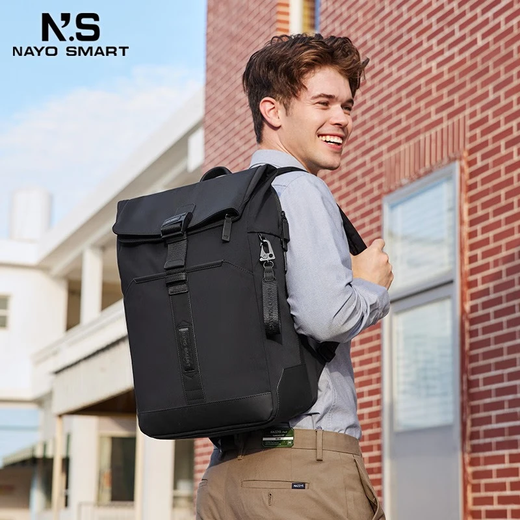 NAYO SMART2025 new backpack for men and women commuting business 16-inch computer school bag large capacity travel HermanPro