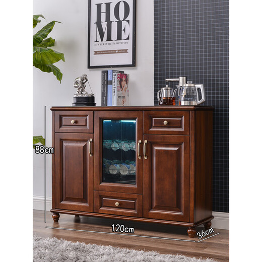Yonghuan Máquina de barra de té de madera sólida de alta gama Inicio Gabinete integrado totalmente automático 2025 Nuevo gabinete de desinfección de la sala de estar chino Bebida inteligente 6626 Totalmente automático con desinfección caliente caliente