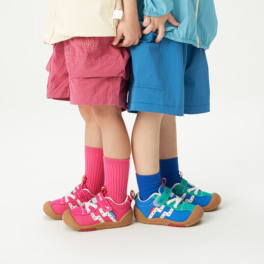 Kids.ing Kedi Star baby sports shoes spring and autumn children's canvas shoes boys and girls kindergarten shoes functional toddler shoes