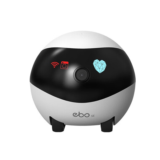 Fuzhienabot obo se Ganzhaus mobile Überwachung Roboter Fernbedienung Home Electronic Security Monitoring Kamera Smart Home ältere Menschen und Kinder Haustierkamera EBO SE-32GB Speicher [Unterstützung 4-Tage-Video-Wiedergabe]