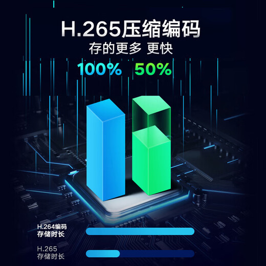 HIKVISION海康威视监控摄像头300万双光全彩夜视AI人形检测可录音室内外POE监控器手机远程T13HV3-LA 2.8MM