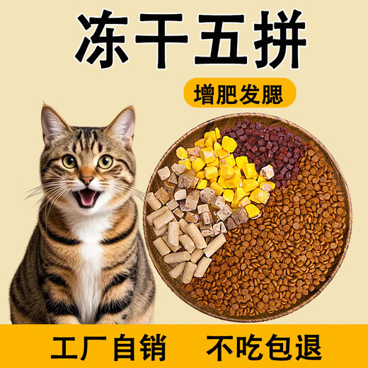 He Jiangong freeze-dried cat food 5 Jin Jin is equal to 0.5 kg 10 Jin Jin is equal to 0.5 kg 20 Jin Jin is equal to 0.5 kg 50 Jin Jin is equal to 0.5 kg Affordable package of kittens and adult cats to feed stray cats to gain weight and hair cheeks 5 40 Jin Jin is equal to 0.5 kg Packed cat freeze-dried five pieces Highly nutritious shop owner 0lb can be returned if you don’t eat it