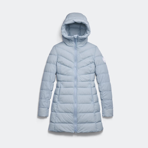 Canada Goose Clair Veste en étiquette blanche pour femmes Veste décontractée extérieure grande veste d'oie 2331ww 854 Dawn Blue S