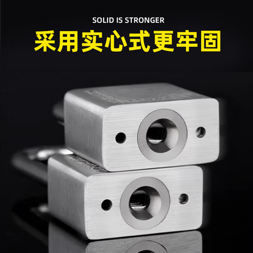 
RESET304 stainless steel padlock waterproof and rust-proof door lock anti-theft lock outdoor lock door anti-plitting warehouse lock 4 keys 30mm short beam single opening
