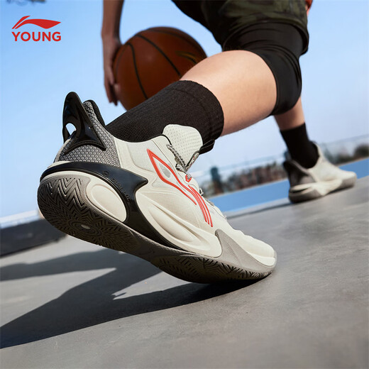 
Li Ning Children's Shoes Children's Basketball Shoes Men and Women Big Children's Wind Shadow 2.0 Cushioning and Resilience Stabilized Support Sports Shoes YKBU072 [Big Mesh] Light Lime/Rutter Gray-19 36