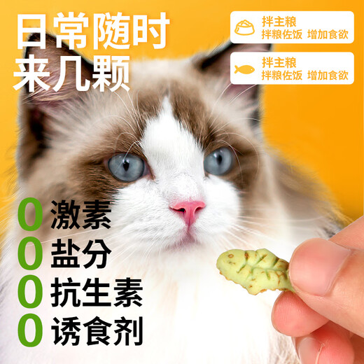 HELLOJOY Cat Snacks Mint Cat Grass Biscuits 1000g Cat Molar Sticks for Adults and Kittens to Gain Weight, Clean Teeth, Kitten Nutritional Hair