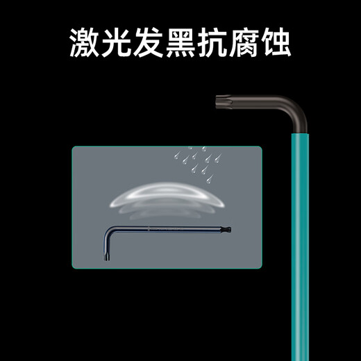 维拉（WERA）内六角扳手套装加长进口球头平头梅花短款扳手德国自行车维修工具 967彩色防盗梅花9件073599加磁器