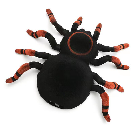 Simulación de control remoto de la pared Spina Web Celebridad Douyin Hot Insect Machine broma adultos Spoof Toys de niños 2.4G Control remoto Aprilización de la pared Lupao Trailer de pared Modelo de carga USB de doble modo-Recolección y batería