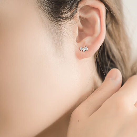 AGATHA/Aijiasha French puppy silver earrings for women, birthday gifts for girlfriends and best friends, high-end earrings