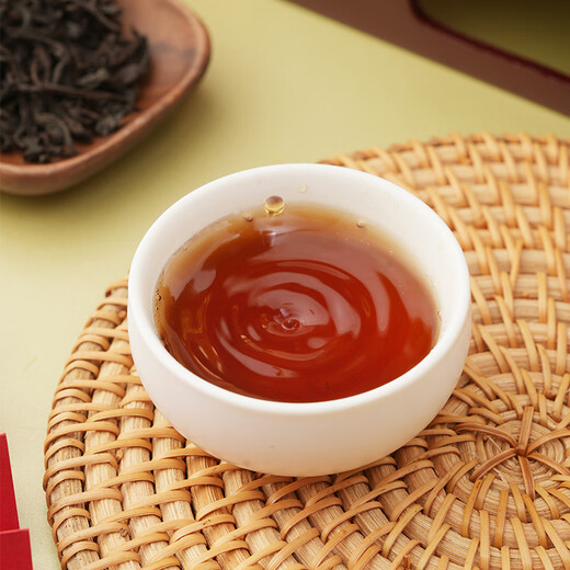 中茶海堤茶叶 岩茶肉桂茶老枞水仙大红袍特级茶叶 福建乌龙茶 【臻印大红袍】足火 125g*1罐