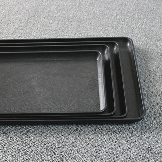 Una bandeja de plástico de Junsheng Pallet bandeja para la barbacoa Ban de bandeja de bandeja chuans y plato de fragancia plato de hotel rectangular comedor y placa de comida rápida 691 (30*) 20 cm