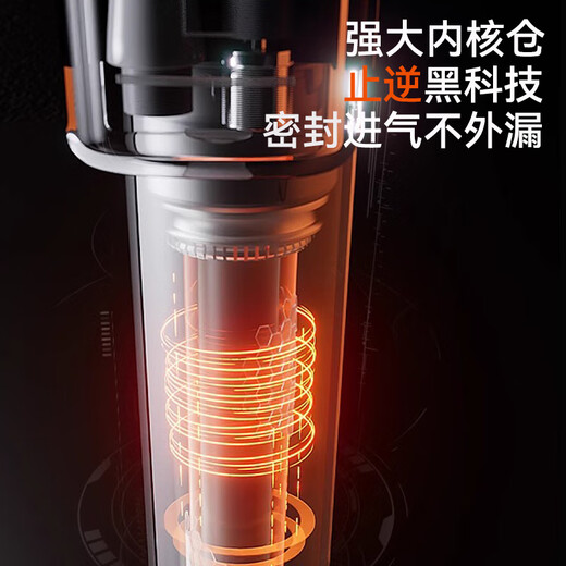 Ousen's new high-pressure inflator for bicycles, household, universal, with digital display air pressure gauge, electric bottle, car-specific air pump