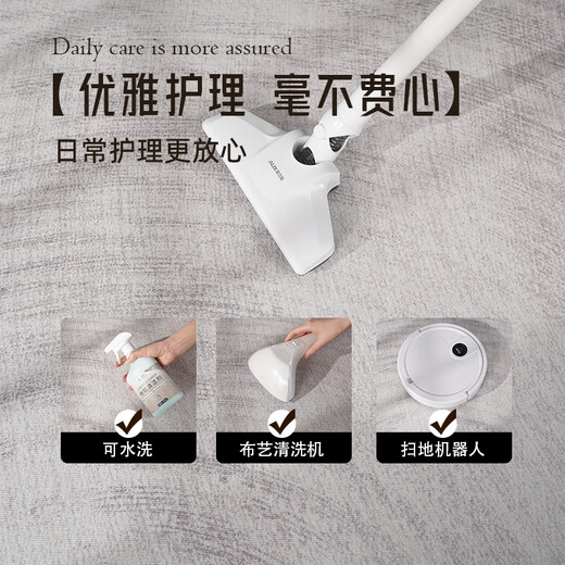 AOVOC Nordic style carpet living room 2025 new no-wash and wipeable light luxury and high-end sense Jingbo Huanyun 2.4*3.4 meters